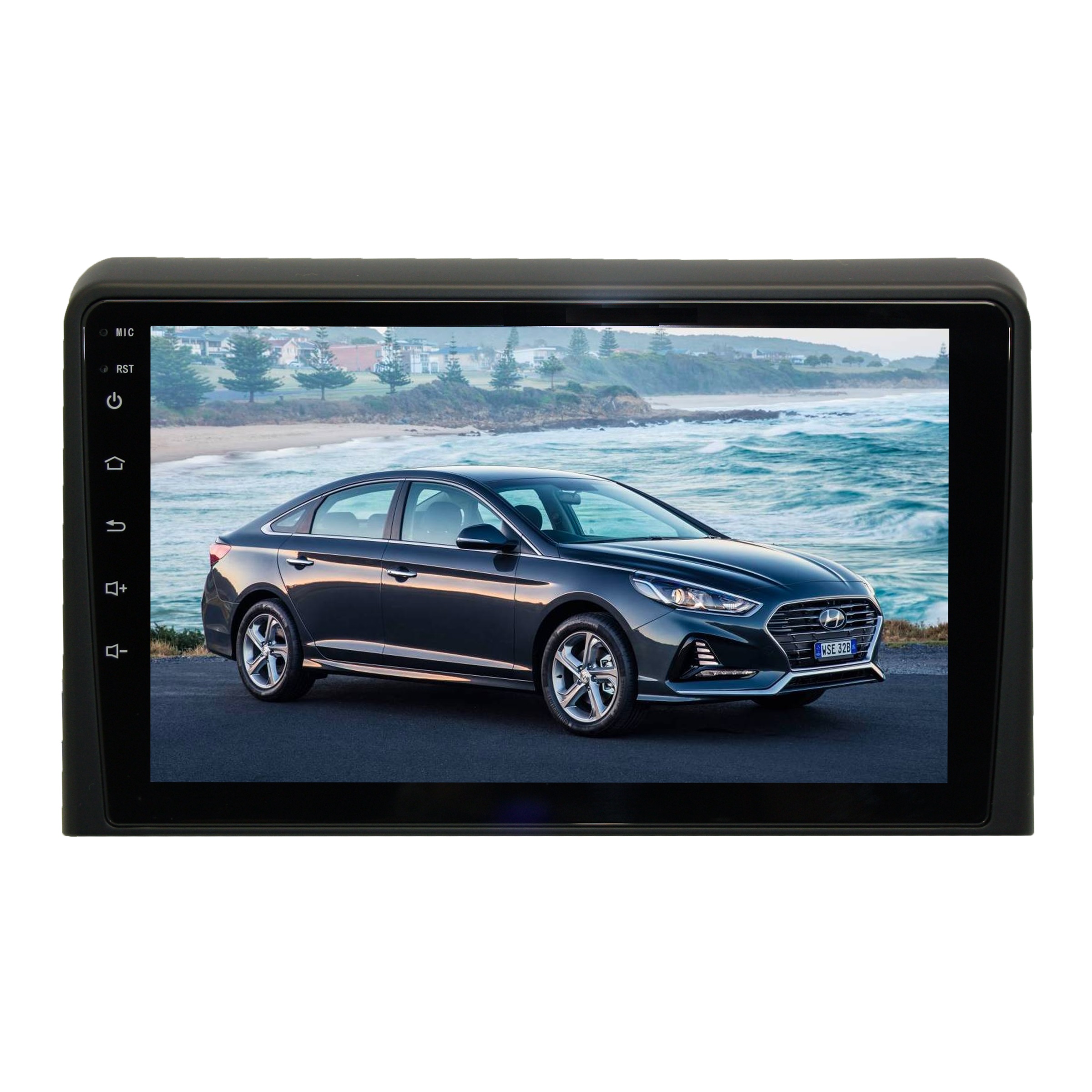 Штатная магнитола 9 дюймов для Hyundai Sonata с 2017 года LeTrun 3810-5557  IN Android 10 6+128 Gb Unisoc 7862 (S) 8 ядер DSP