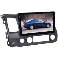 Штатная магнитола 10 дюймов для Honda Civic 2008 - 2012 гг. левый руль MEKEDE M6 Pro 3D 2295-5698 Android 13 8+256 Gb